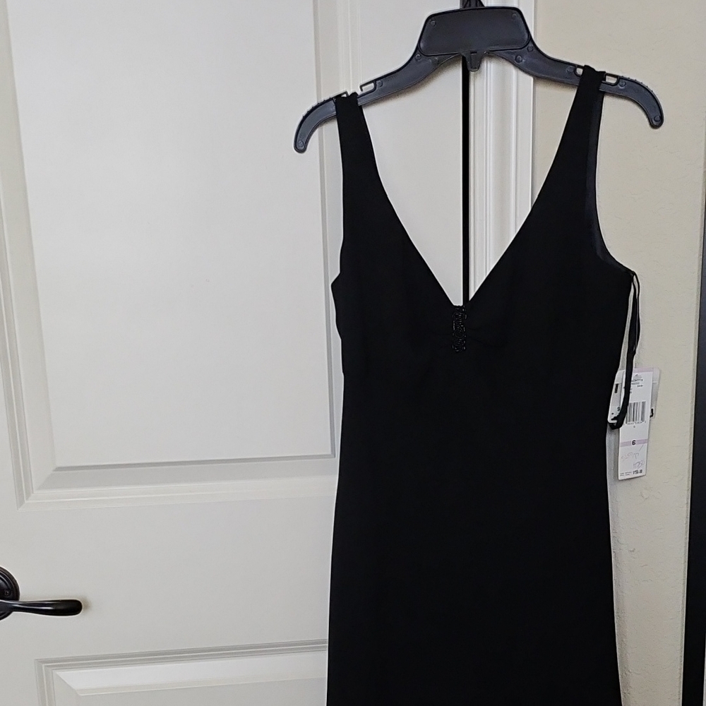 Jones New York Black Strapless Dress